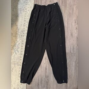 lululemon athletica Black button down Tapered Joggers